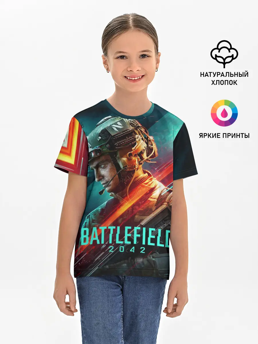 Детская базовая футболка / Battlefield 2042 Soldier
