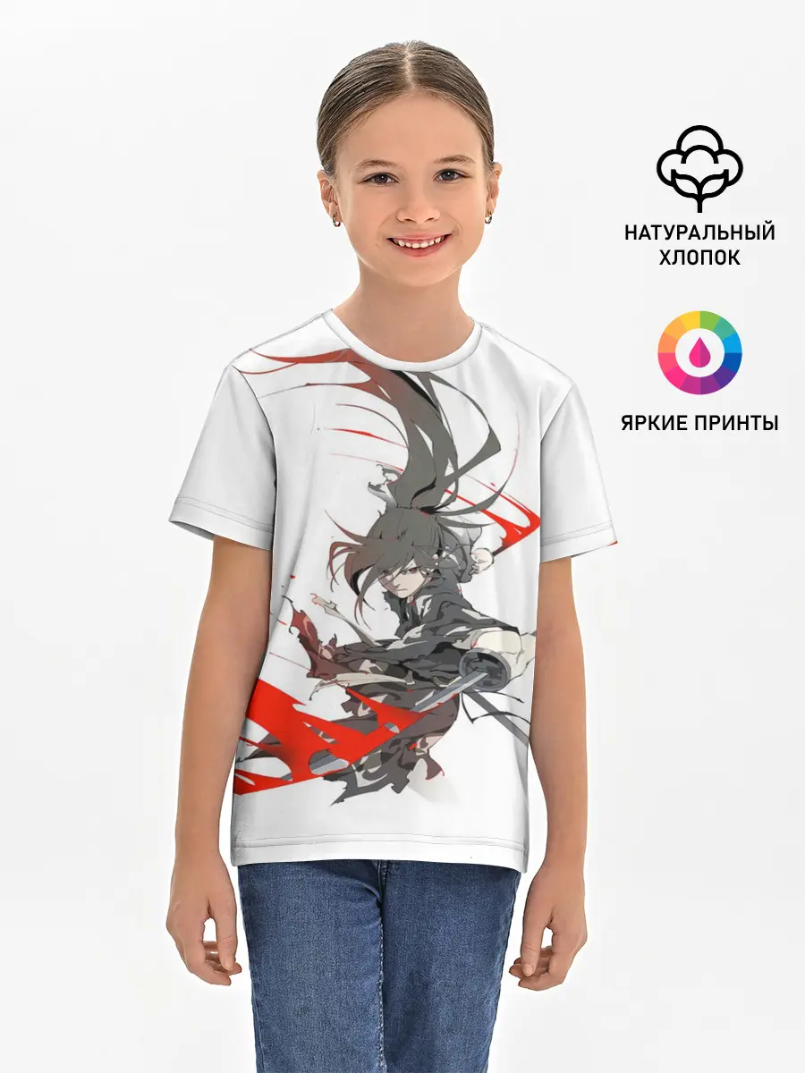 Детская базовая футболка / ХЯККИМАРУ И ДЕМОНЫ | ДОРОРО