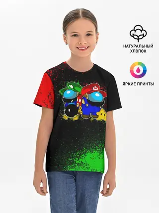 Детская базовая футболка / Among Us