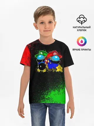 Детская базовая футболка / Among Us