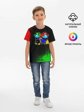 Детская базовая футболка / Among Us