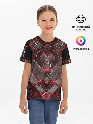 Детская базовая футболка / Текстура.