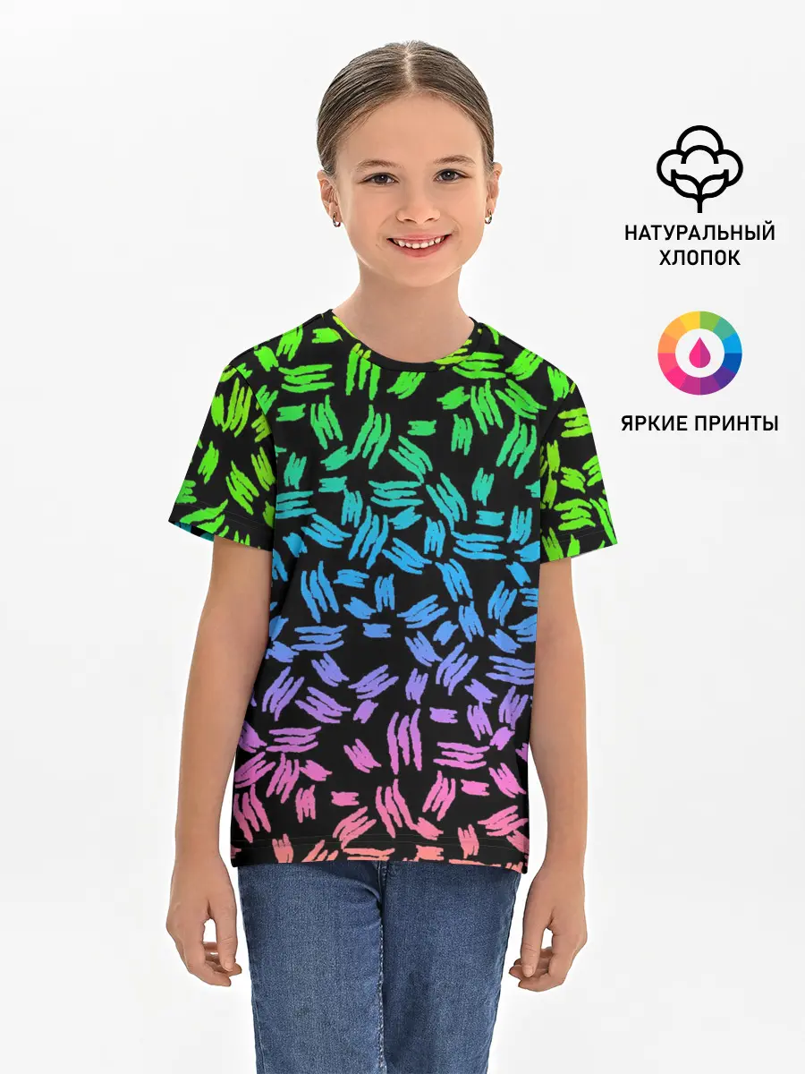 Детская базовая футболка / PATTERN MONSTER ENERGY