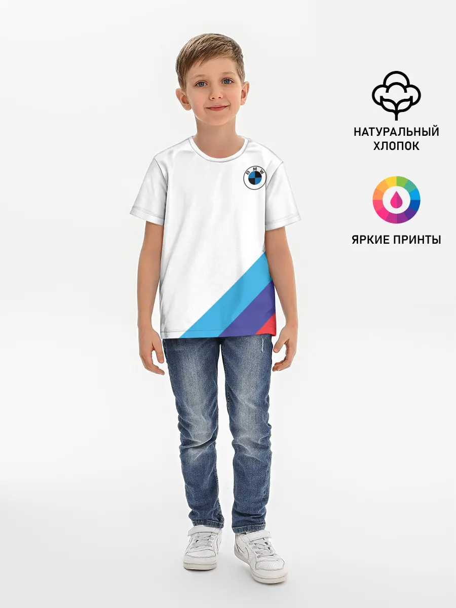 Детская базовая футболка / BMW NEW LOGO