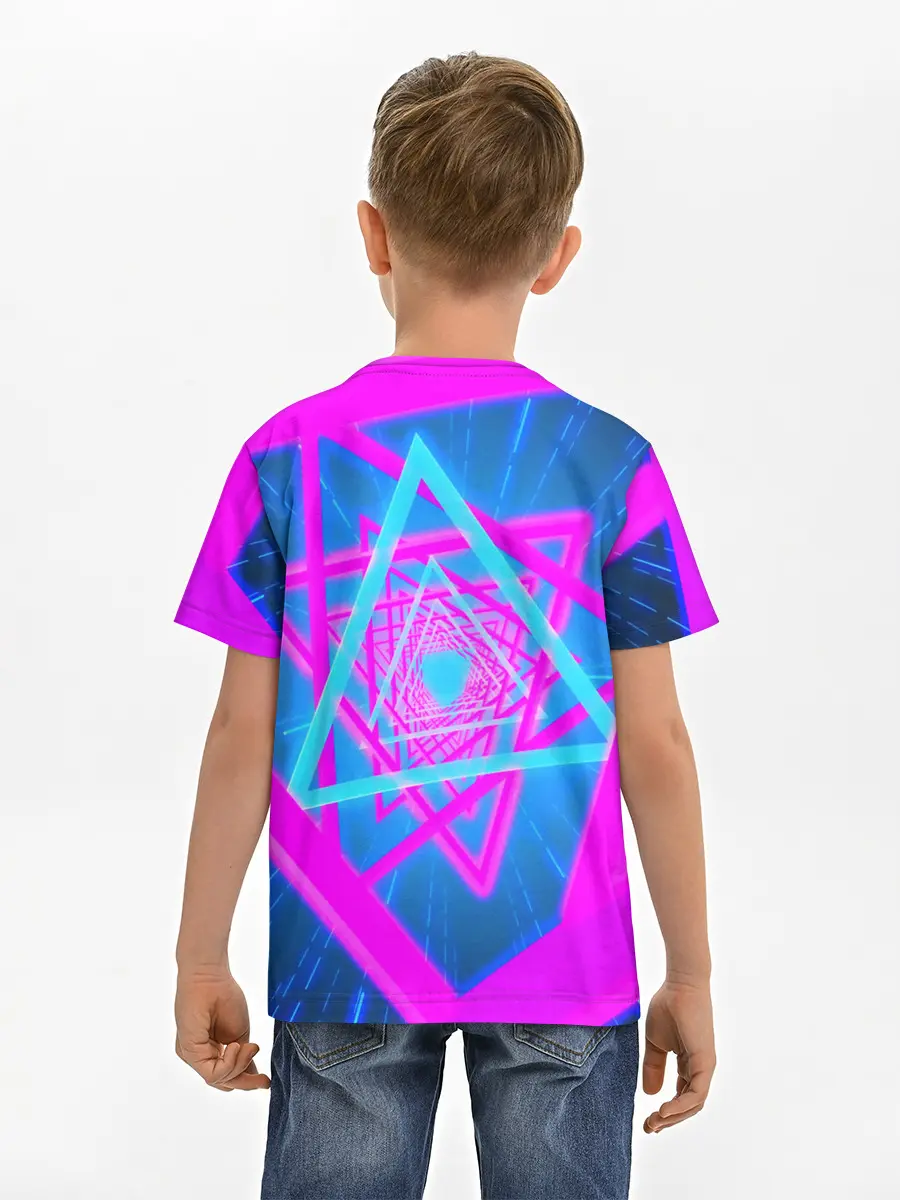 Детская базовая футболка / MUSIC NEON