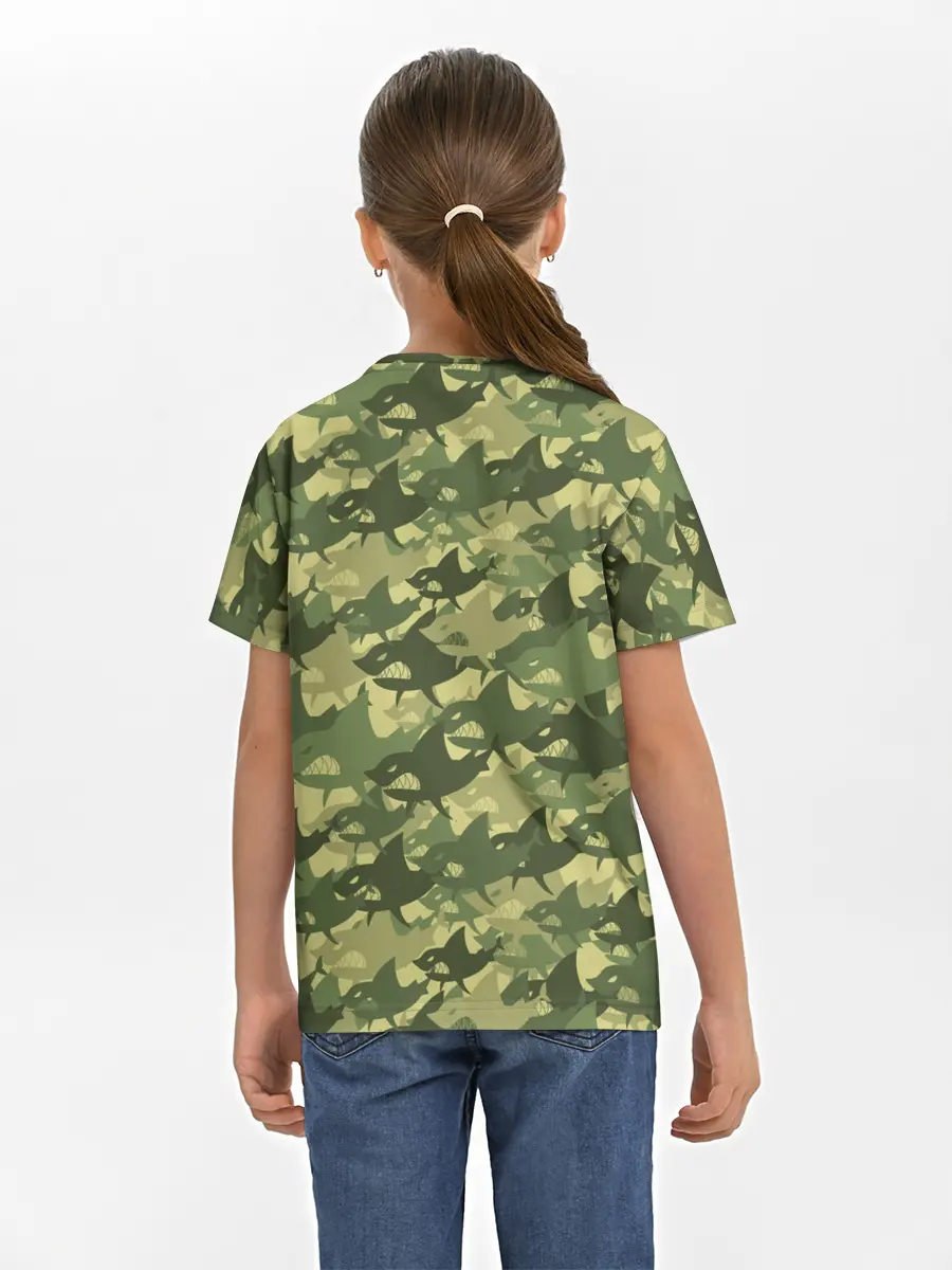 Детская базовая футболка / Акулы