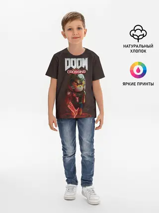 Детская базовая футболка / Doom Crossing
