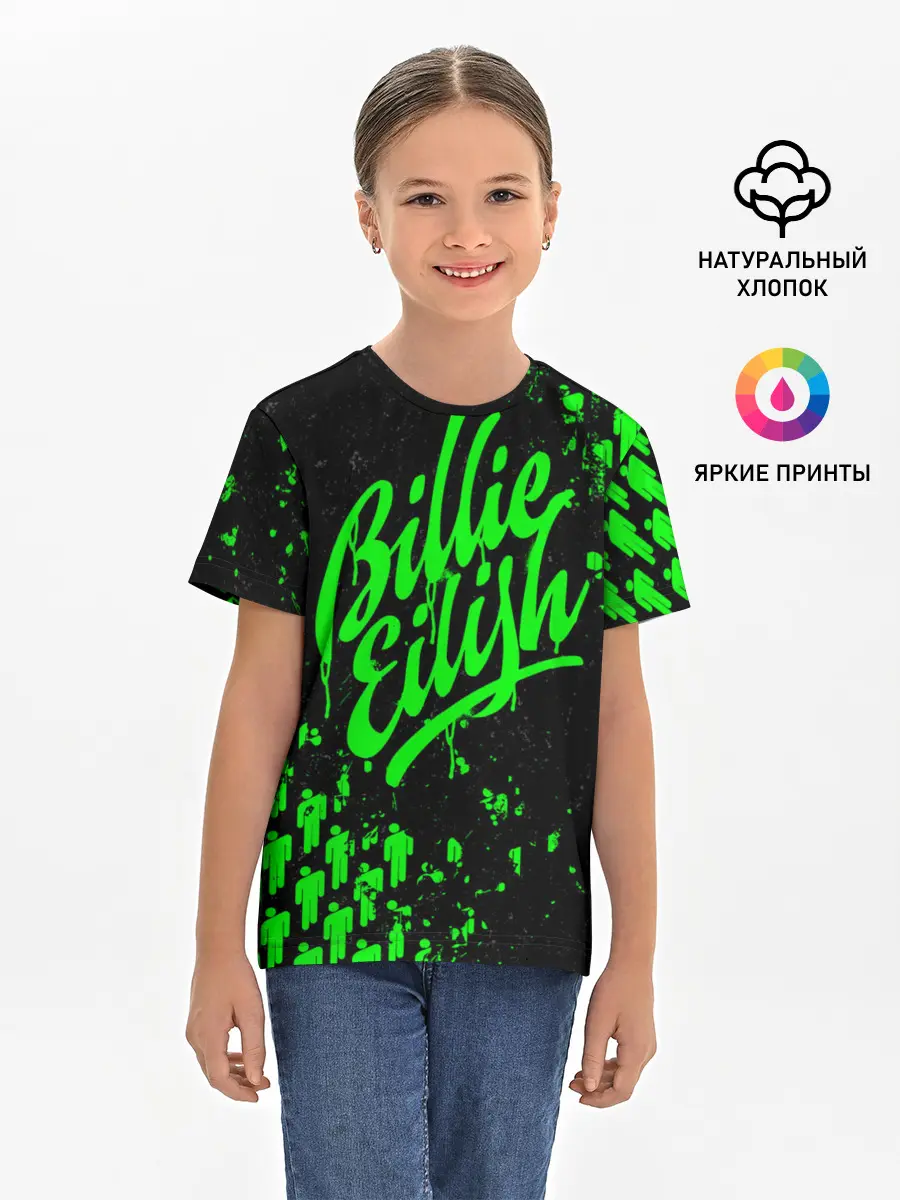 Детская базовая футболка / Billie Eilish