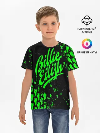 Детская базовая футболка / Billie Eilish