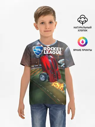 Детская базовая футболка / Rocket League