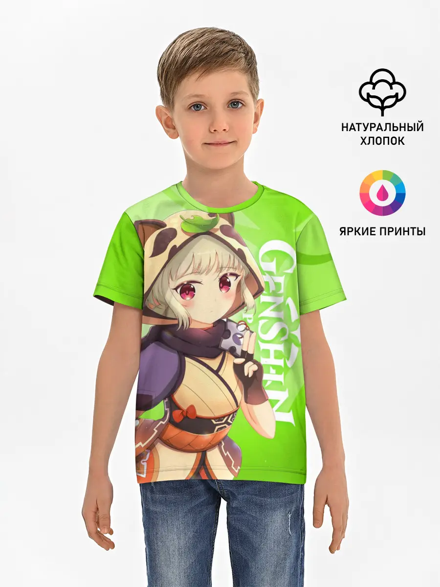 Детская базовая футболка / Genshin Impact, Саю
