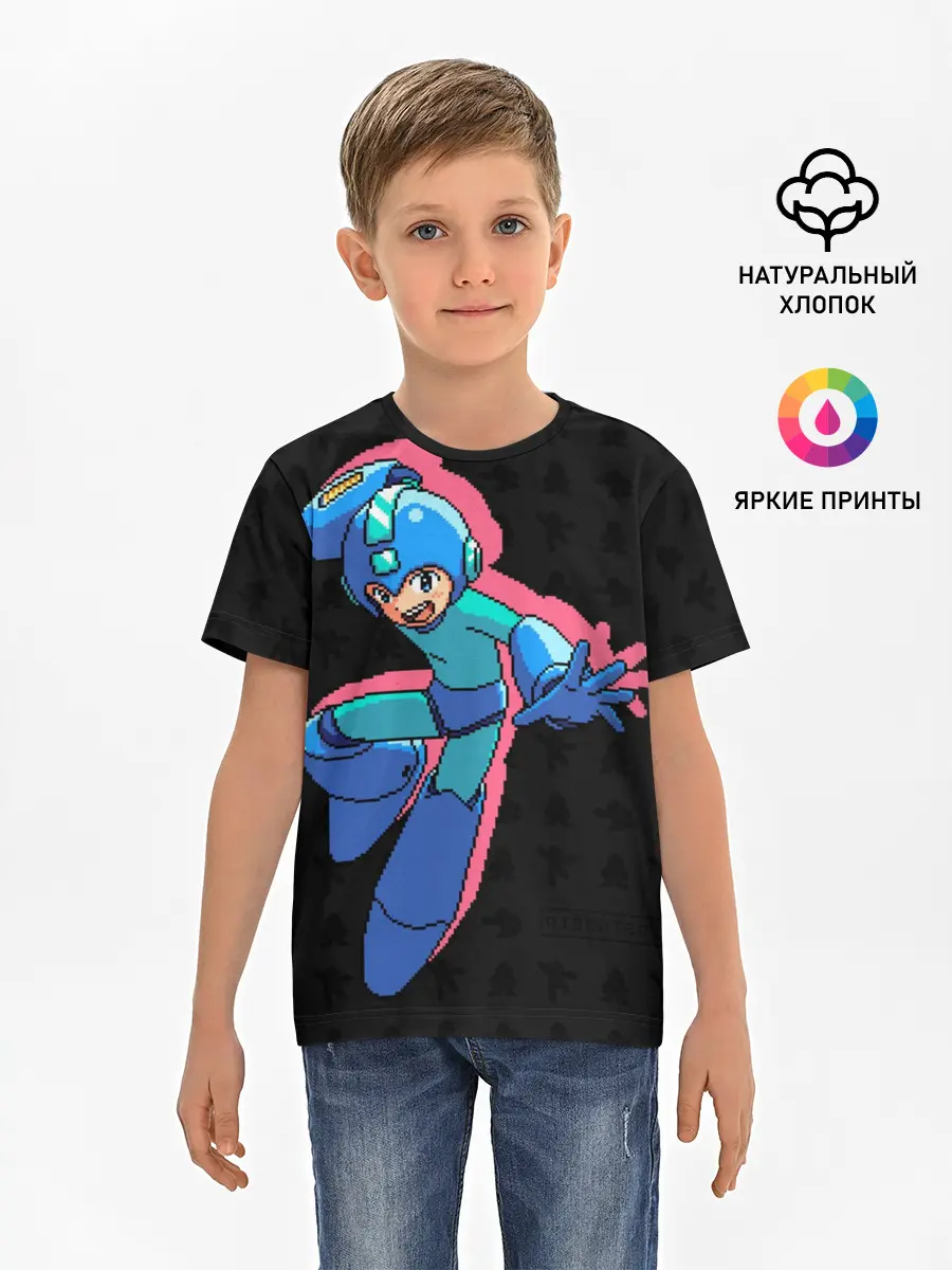 Детская базовая футболка / Mega Man