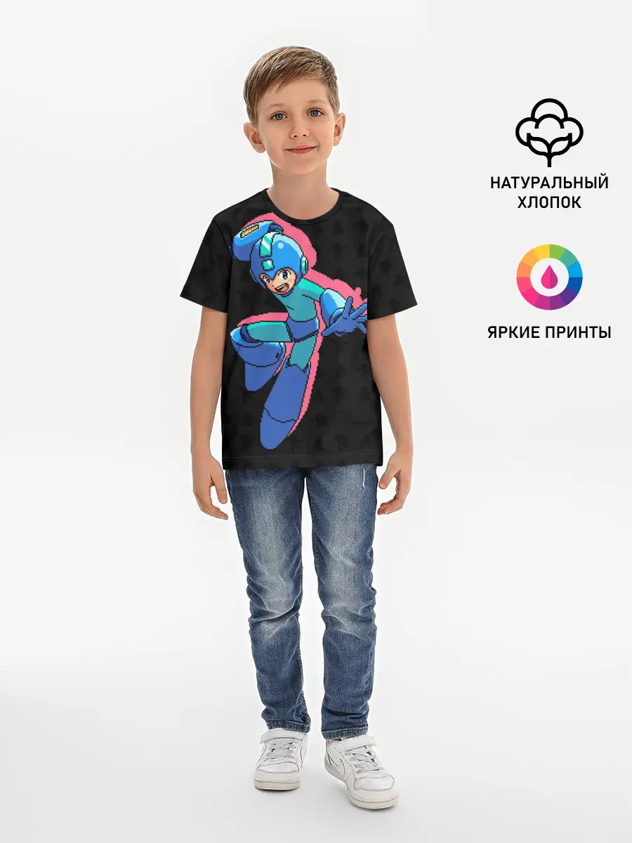 Детская базовая футболка / Mega Man