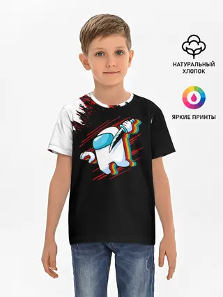 Детская базовая футболка / Among Us