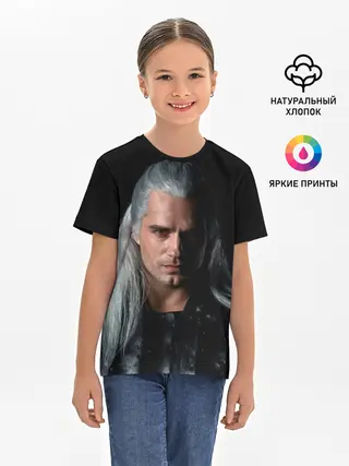 Детская базовая футболка / The Witcher. Geralt of Rivia