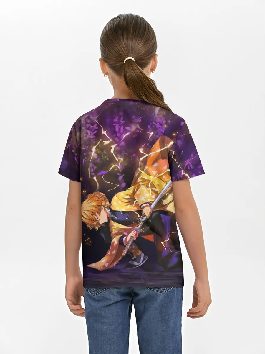 Детская базовая футболка / Kimetsu no yaiba готовится