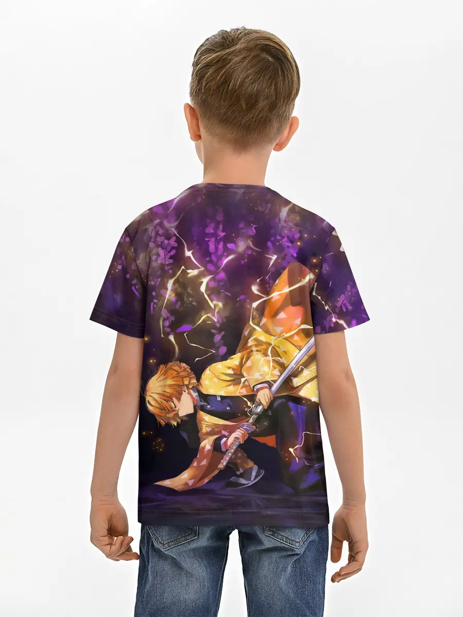 Детская базовая футболка / Kimetsu no yaiba готовится