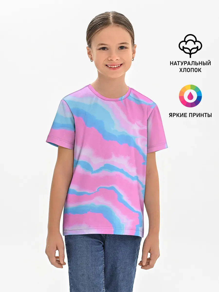 Детская базовая футболка / Облака