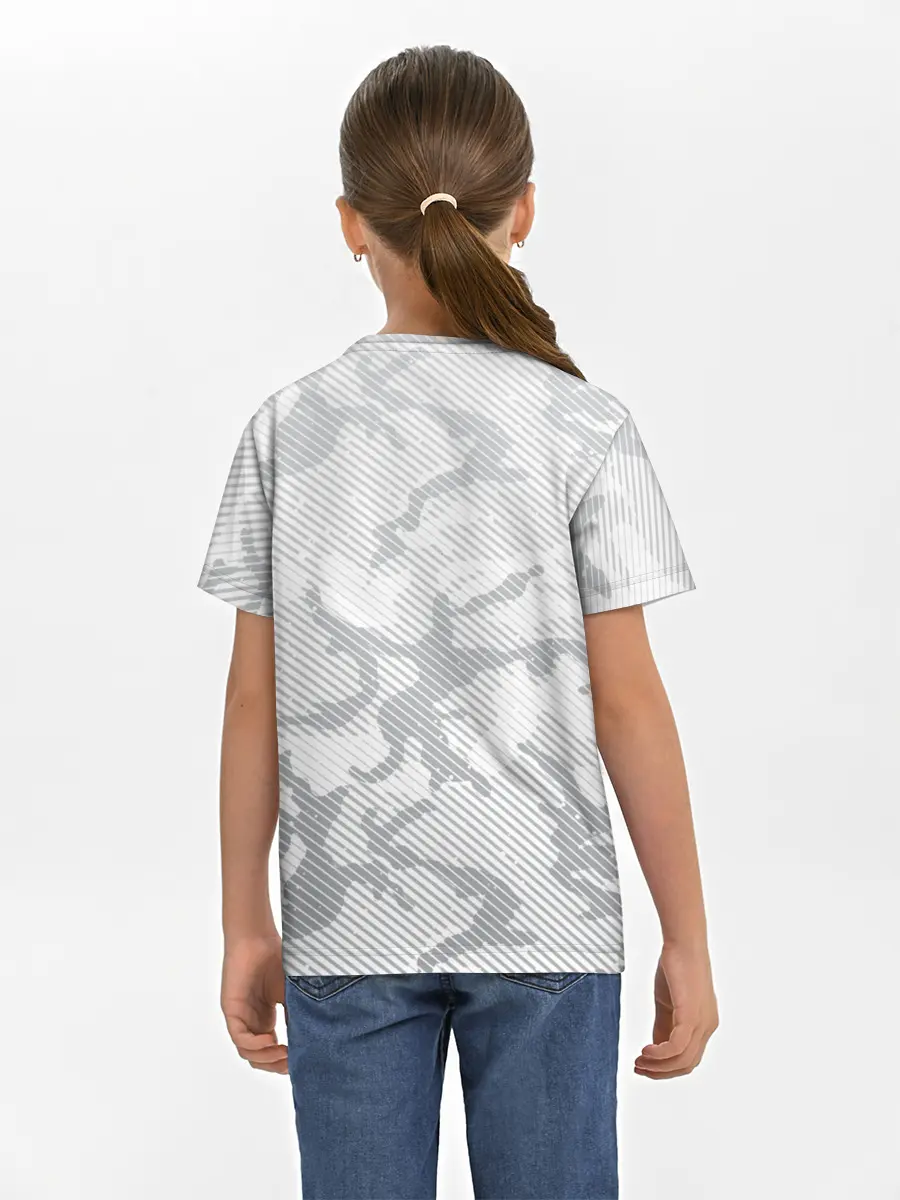 Детская базовая футболка / Lite Camouflage Lines