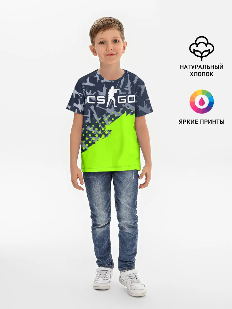 Детская базовая футболка / CS GO | КС ГО