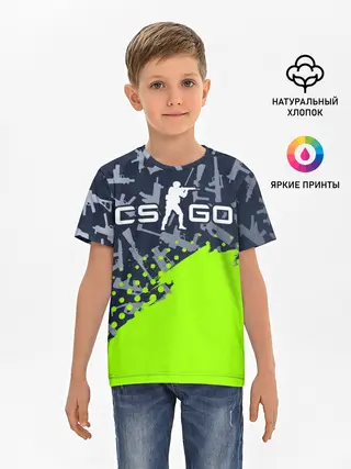 Детская базовая футболка / CS GO | КС ГО