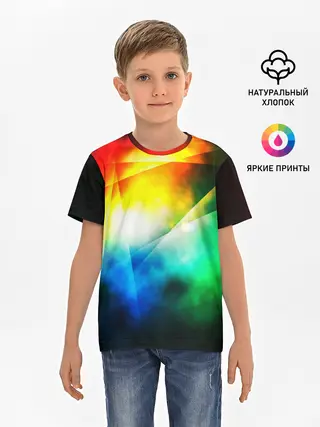Детская базовая футболка / КРАСКИ КОСМОСА