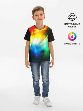 Детская базовая футболка / КРАСКИ КОСМОСА