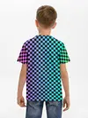 Детская базовая футболка / Checkerboard Color