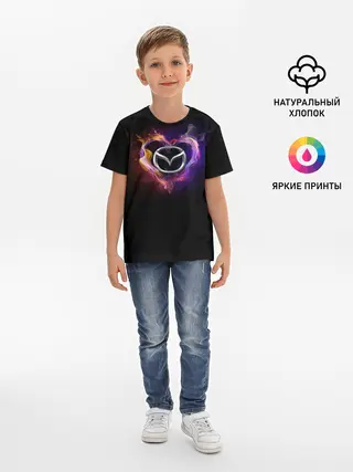 Детская базовая футболка / Mazda