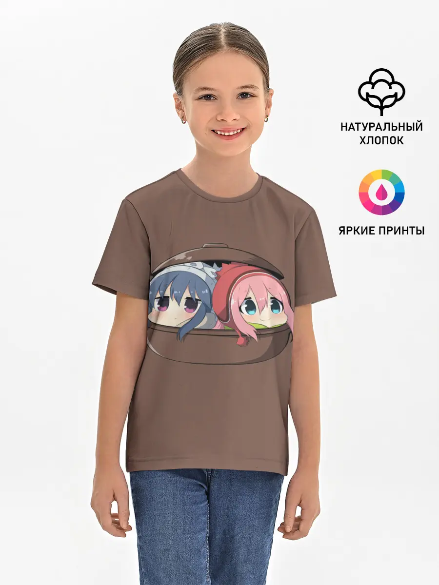 Детская базовая футболка / Рин и Надэсико