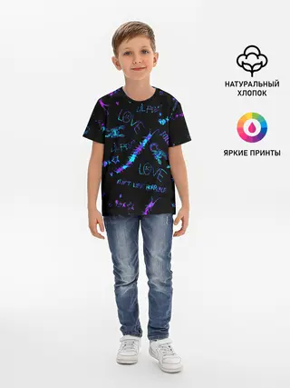 Детская базовая футболка / LIL PEEP / ЛИЛ ПИП