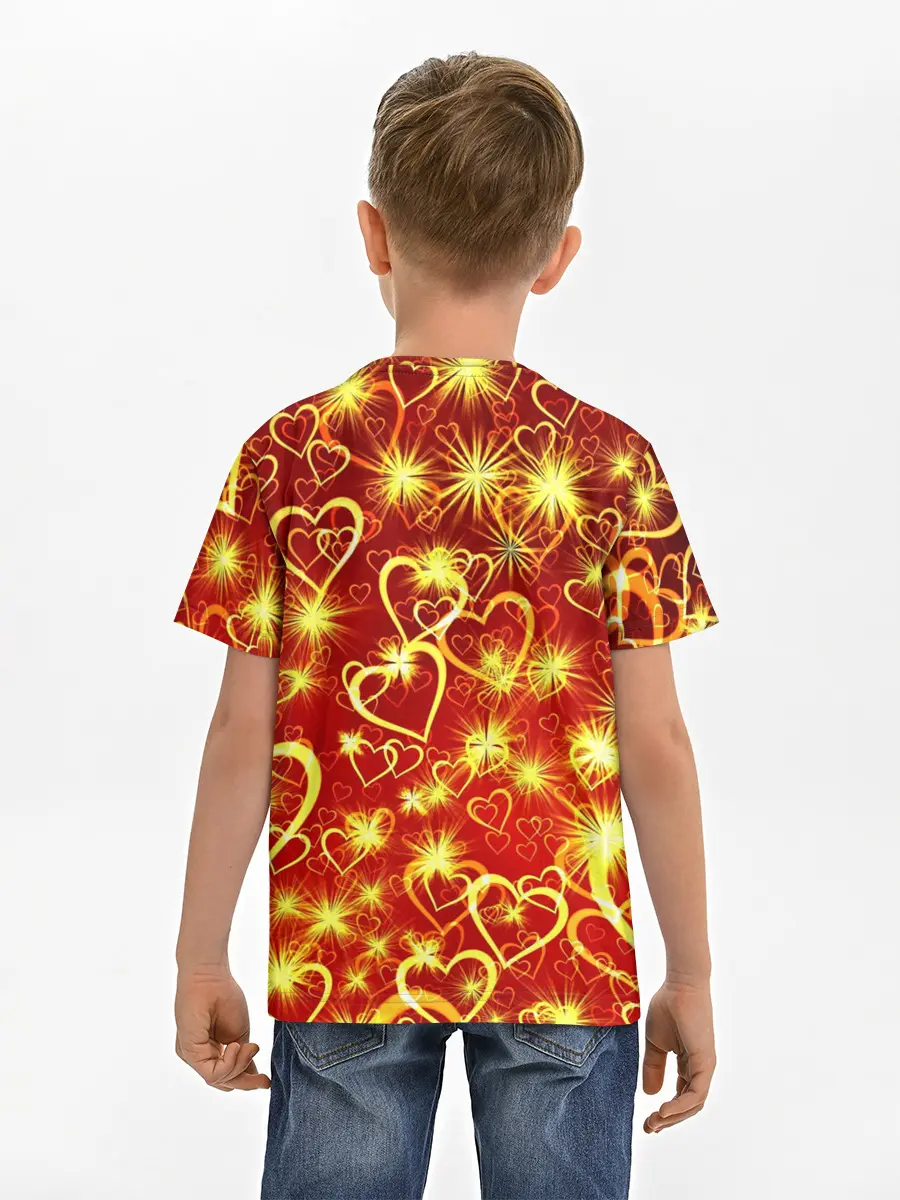 Детская базовая футболка / Любовный взрыв