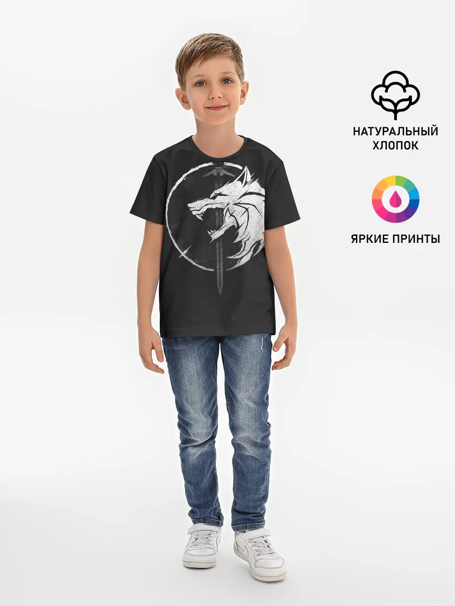 Детская базовая футболка / The Witcher 3: Wild Hunt