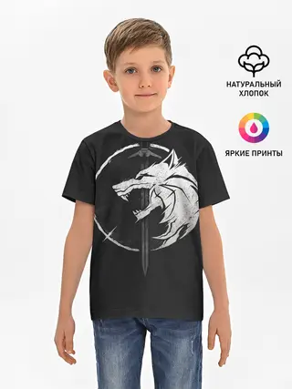 Детская базовая футболка / The Witcher 3: Wild Hunt