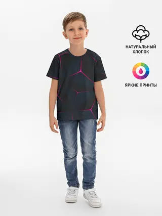 Детская базовая футболка / Абстракция Узор
