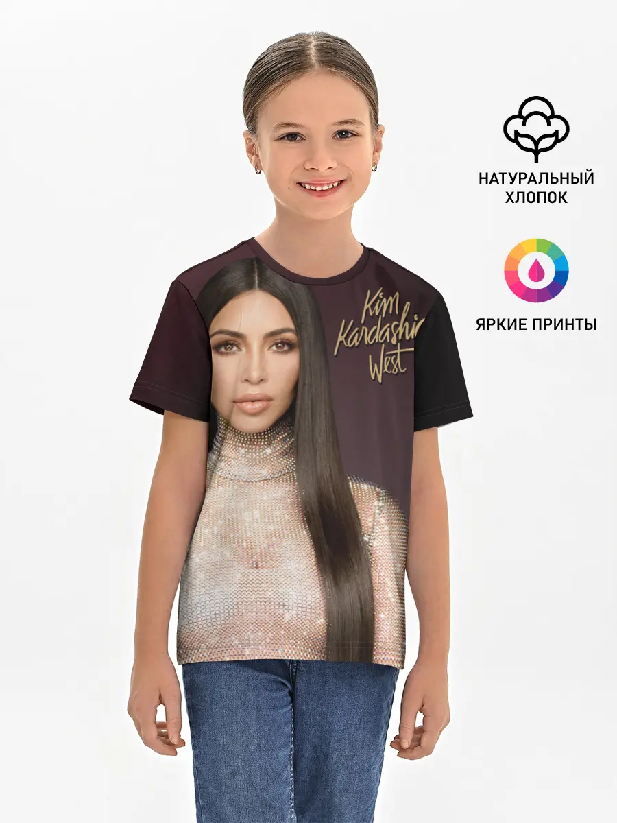 Детская базовая футболка / Ким Кардашьян