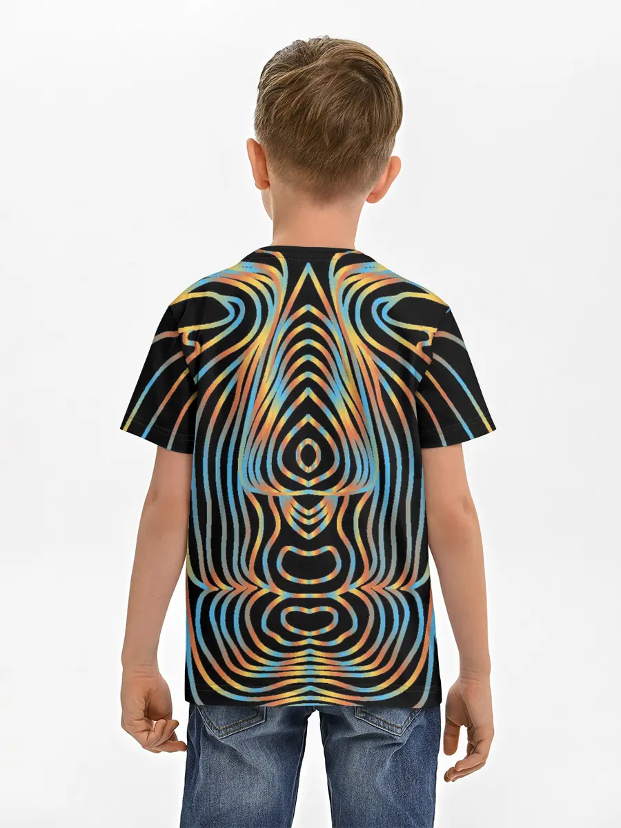 Детская базовая футболка / Неоновое свечение