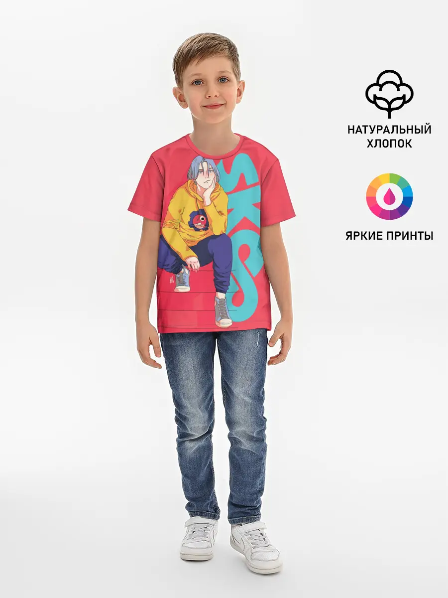 Детская базовая футболка / SK8 the Infinity Langa