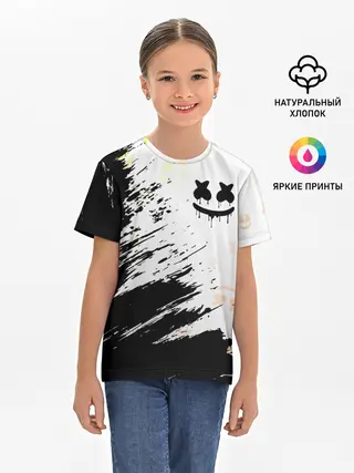 Детская базовая футболка / MARSHMELLO / МАРШМЕЛЛОУ