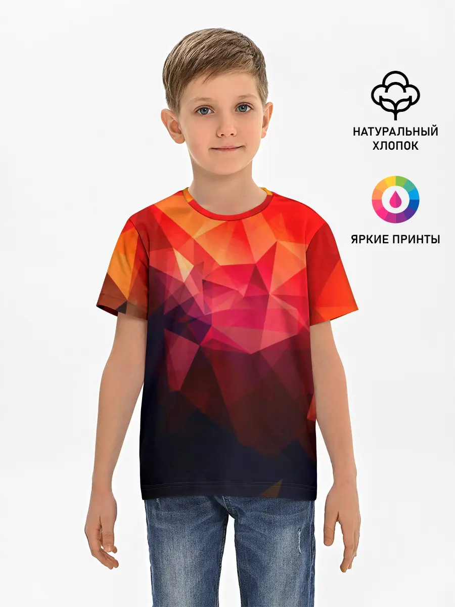 Детская базовая футболка / Абстракция