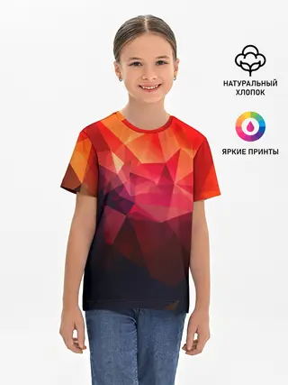 Детская базовая футболка / Абстракция