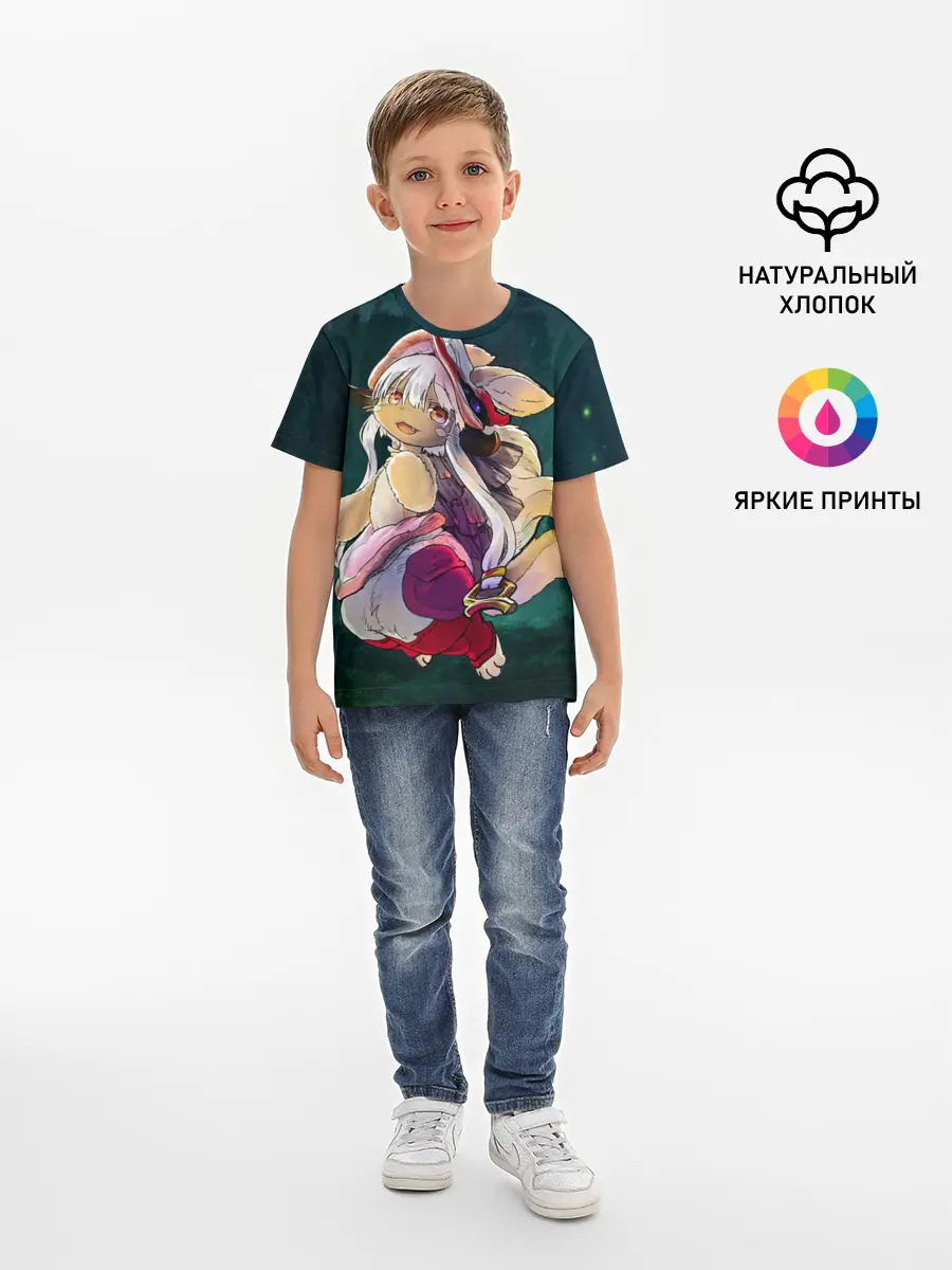 Детская базовая футболка / Nanachi