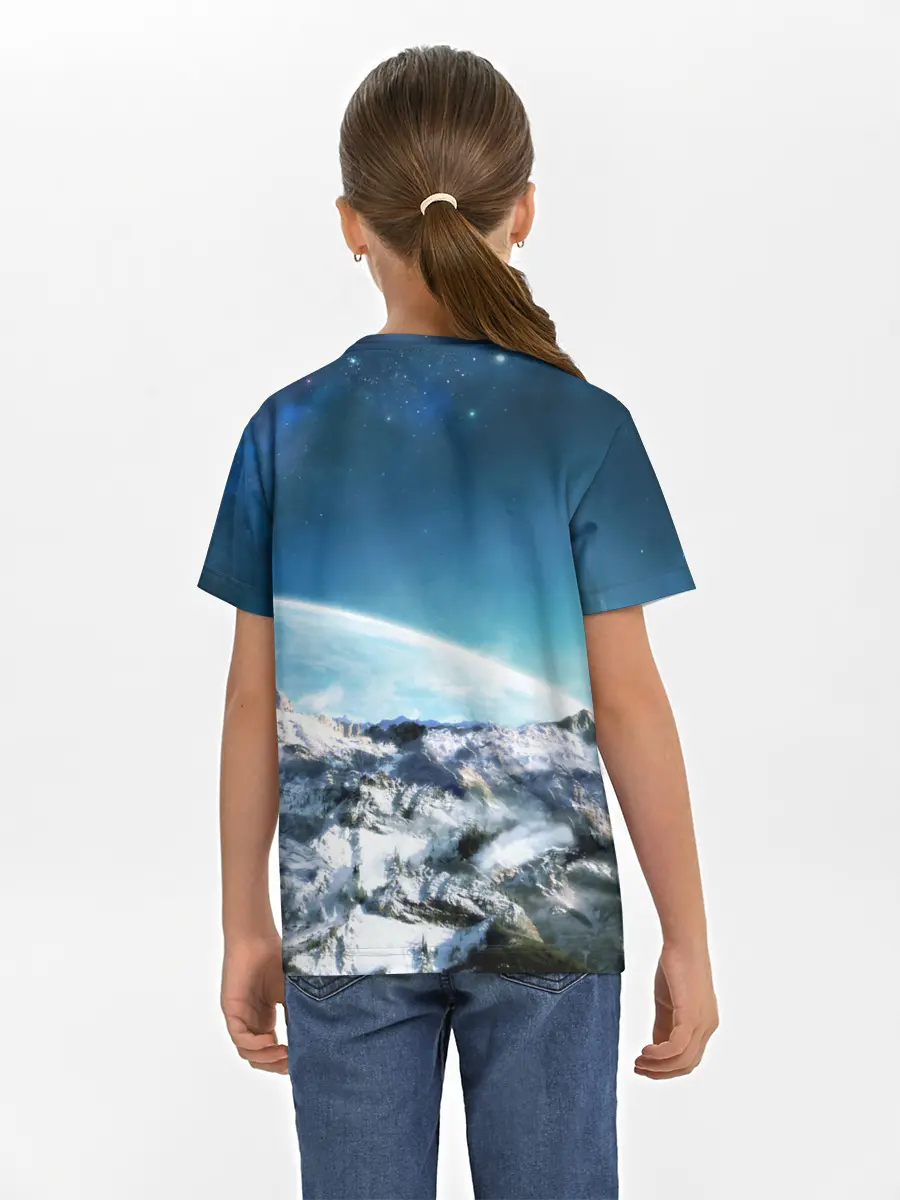 Детская базовая футболка / Космос