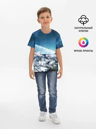 Детская базовая футболка / Космос