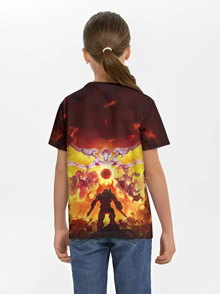 Детская базовая футболка / DOOM Eternal