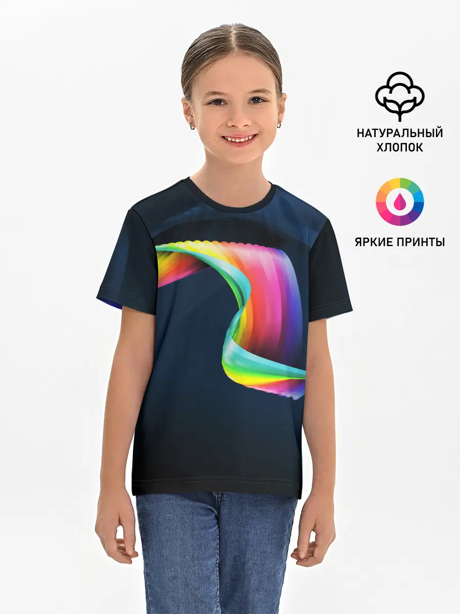 Детская базовая футболка / OPTICAL ABSTRACT
