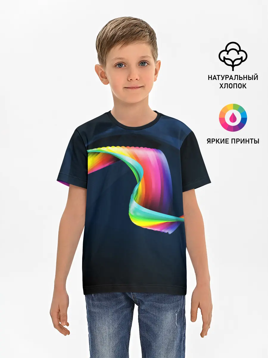 Детская базовая футболка / OPTICAL ABSTRACT