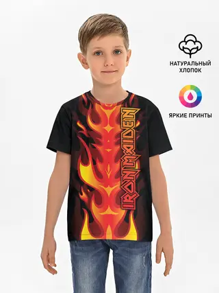 Детская базовая футболка / Iron Maiden