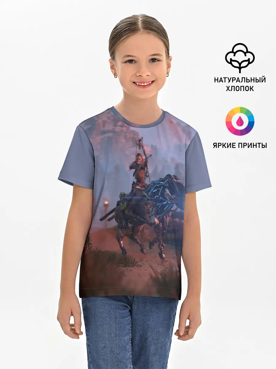 Детская базовая футболка / Horizon Zero Dawn