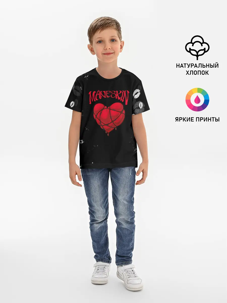 Детская базовая футболка / Maneskin | Монэскин